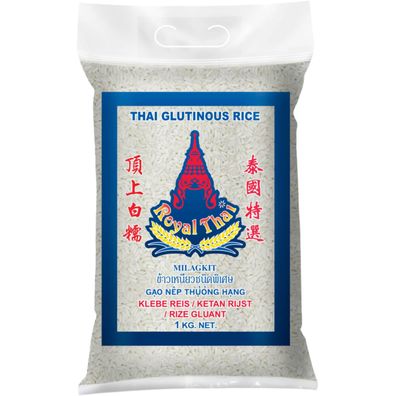 Royal Thai Rice Glutinous Rice Klebereis 1 kg - thailändischer Sticky Rice