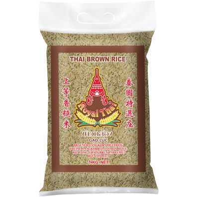 Royal Thai Rice Brown Rice Naturreis 1 kg - thailändischer brauner Reis