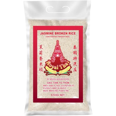 Royal Thai Rice Jasmin Reis Broken 4,5 kg - Bruchreis, thailändischer Duftreis