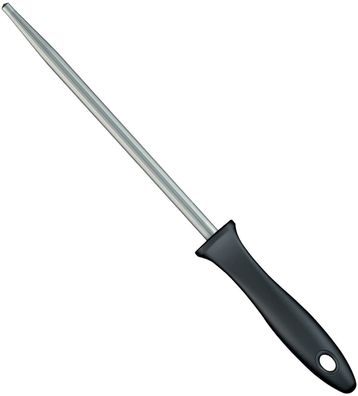 Fiskars Essential Wetzstahl 20 cm - Schärfstab aus rostfreiem Edelstahl