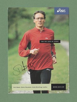 Dieter Baumann (ehem. deutscher Leichtathlet und Olympiasieger) - persönlich signiert