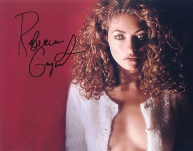 SEXY Original Autogramm Rebecca Gayheart auf Großfoto (COA)