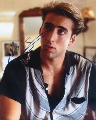 Original Autogramm Nicolas CAGE auf Großfoto (COA)