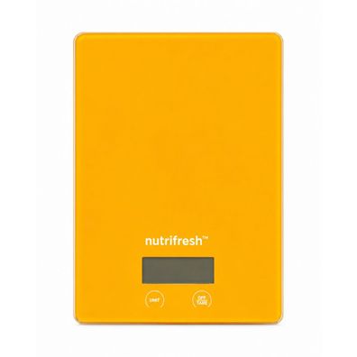 Nutrifresh Digitale Küchenwaage mit Tara Funktion LCD Display und Touch Bedienung