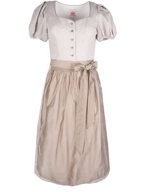 Dirndl Ferrara Puffarm 70cm Länge beige