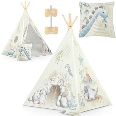 Nukido Tipi-Zelt für Kinder - Dinosaurier