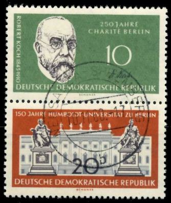 DDR Zusammendruck Nr SZd13 zentrisch gestempelt SENKR PAAR X6CD12E