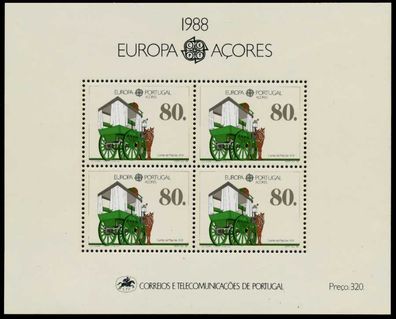 AZOREN Block 9 postfrisch S00D72E