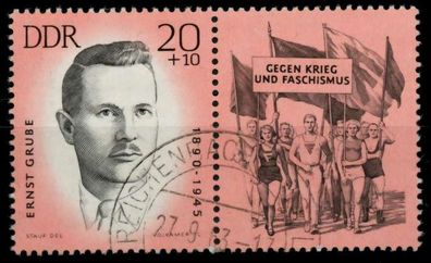 DDR Zusammendruck Nr WZd 101 gestempelt WAAGR PAAR X8D754A