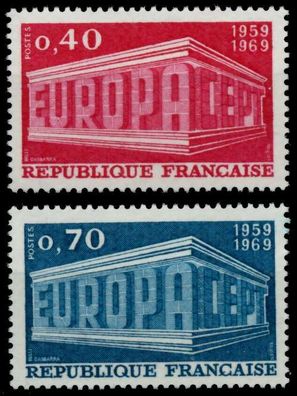 Frankreich 1969 Nr 1665-1666 postfrisch S042366