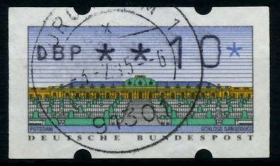 BRD ATM 1993 Nr 2-1.1-0010 gestempelt X97451E