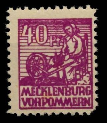 SBZ Mecklbrg VORP. Nr 40yb postfrisch ungebraucht gepr. X6BB8D6