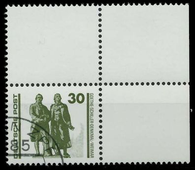 DDR DS Bauwerke Denkmäler Nr 3345 gestempelt ECKE-ORE X05165A