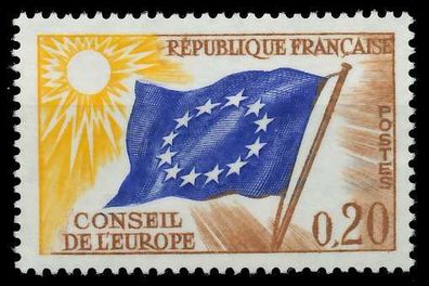 Frankreich Dienstmarken Europarat Nr 7 postfrisch Sadfaee