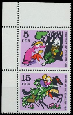 DDR Zusammendruck Nr SZd100 postfrisch SENKR PAAR ECKE- X1059B6