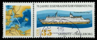 DDR Zusammendruck Nr WZd419 gestempelt WAAGR PAAR X1427FE