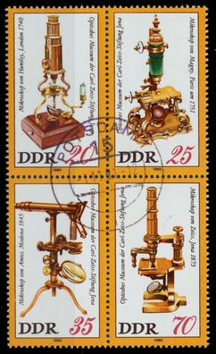 DDR Zusammendruck Nr 2534VB gestempelt Viererblock X14D902