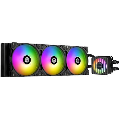 Enermax Liqmaxflo 420mm AIO CPU-Wasserkühlung ARGB LGA1700 AM5 schwarz