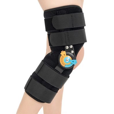 Tairibousy Knieorthese XL verstellbar ROM Schiene mit Stabilisatoren