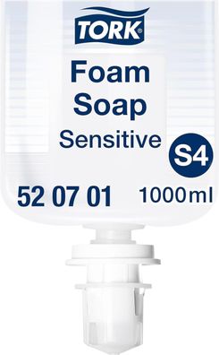 Tork Sensitive Schaumseife S4 5 x 1000 ml parfümfrei Nachfüllung 520701