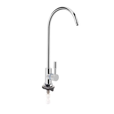 Tbest Wasserhahn für Umkehrosmose 360 Grad drehbar 1/4 Zoll Edelstahl