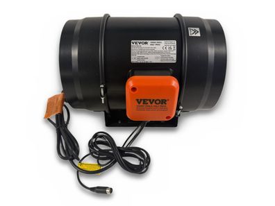 VEVOR Inline Kanalventilator 8 Zoll 807 CFM EC-Motor mit Temperaturregler