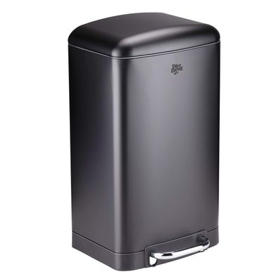 Dirt Devil Tretmülleimer 20L Edelstahl mit Absenkautomatik und Inneneimer