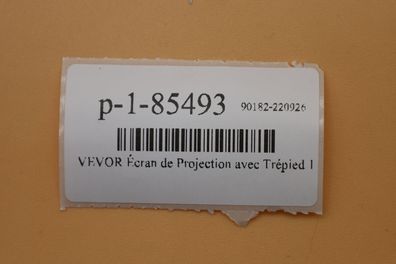 VEVOR Beamer Leinwand 110 Zoll 16:9 mit Stativ 244x137cm 4K Rolloleinwand