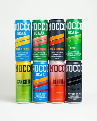 NOCCO BCAA Drink - Variety Pack 8er 8 Dosen