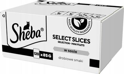 SHEBA Geflügelsaucenbeutel 120 x 85 g