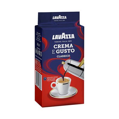Lavazza Crema e Gusto Kaffee gemahlen 2 x 250 g (500 g) - Espresso gemahlen