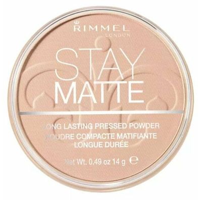 RIMMEL Stay Matte Long Lasting Pressed Powder puder prasowany 003 Peach Glow 14g
