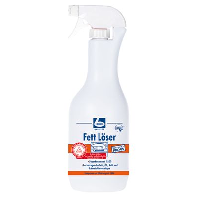 Dr. Becher Fettlöser 3 x 1 L (3 L) - Entfetter & Küchenreiniger für Gastronomie