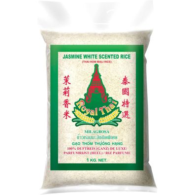 Royal Thai Rice Jasmin Reis 5 x 1 kg (5 kg) - thailändischer Duftreis