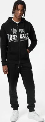 Lonsdale Trainingsanzug Yetlington Trainingsanzug mit Kapuze normale Passform