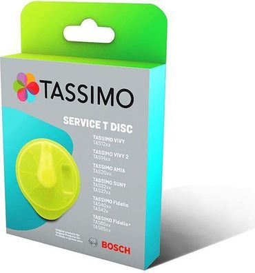 Tassimo Service T Disc gelb - Reinigungs T Disc für Tassimo Kapselmaschine