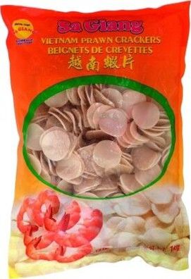 Sa Giang Shrimp Chips nicht gebacken 1 kg - Krabbenchips zum Frittieren