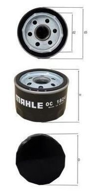 MAHLE Ölfilter OC1824