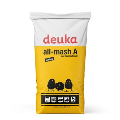 Deuka all-mash A gekörnt 25 kg - Kükenfutter, Aufzuchtfutter für Küken