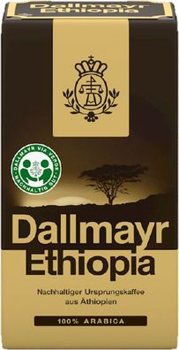 Dallmayr Ethiopia Kaffee gemahlen 500 g - Filterkaffee aus Äthiopien