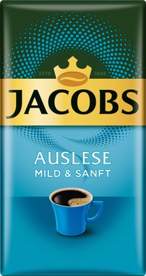 Jacobs Auslese Mild & Sanft Kaffee gemahlen 500g - Filterkaffee, Röstkaffee