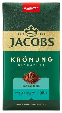 Jacobs Krönung Balance Kaffee gemahlen 500 g - Filterkaffee, Röstkaffee
