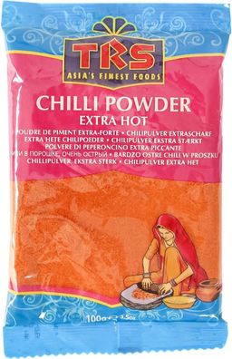 TRS Chilli Puder extra scharf 10 x 100 g (1 kg) - Chilipulver, Gewürz