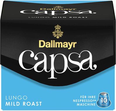 Dallmayr CAPSA Lungo Mild Roast 10 Caps