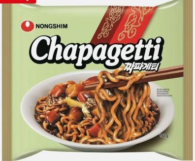 Nongshim Chapagetti 5 x 140 g - koreanische Instant Nudeln mit Bohnensauce