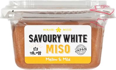 Hikari Savoury White Miso 300g - weiße Misopaste, japanische Würzpaste