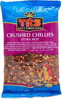 TRS Crushed Chillies extra scharf 2 x 100 g - Chiliflocken, geschroteter Chili