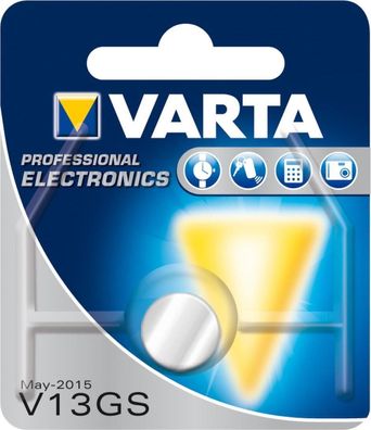 VARTA Batterie Knopfzelle, im Blister, für Langzei V13GS / V357