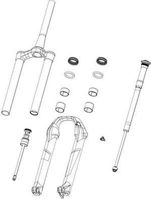 Rockshox Federgabel ZEB A1 2021 180 mm
