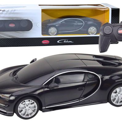 Bugatti Veyron Chiron ferngesteuertes Auto RC Schwarz 1:24